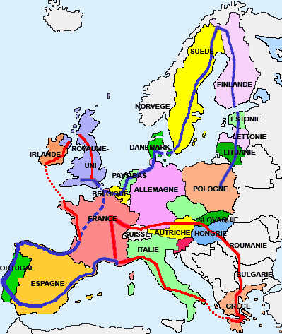 carte du trajet