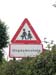 Danemark - Panneau attention aux enfants