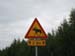 Finlande - Panneau elan