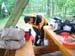 1033 - Estonie - Aire de camping amenagee, bricolage du garde boue a la McGyver